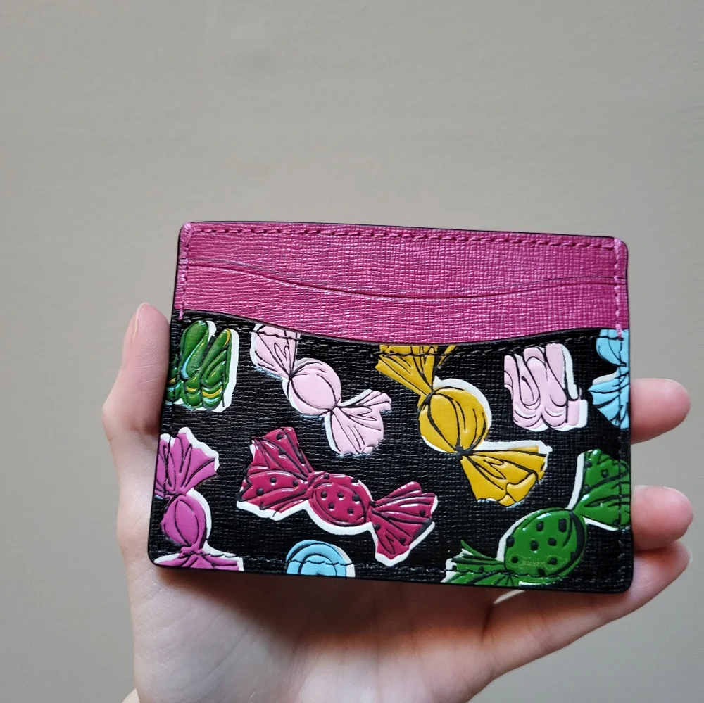 NWT! 🥳HOST PICK!🥳 Kate Spade ♠️ Embossed Candies Cardholder! - Picture 2 of 6